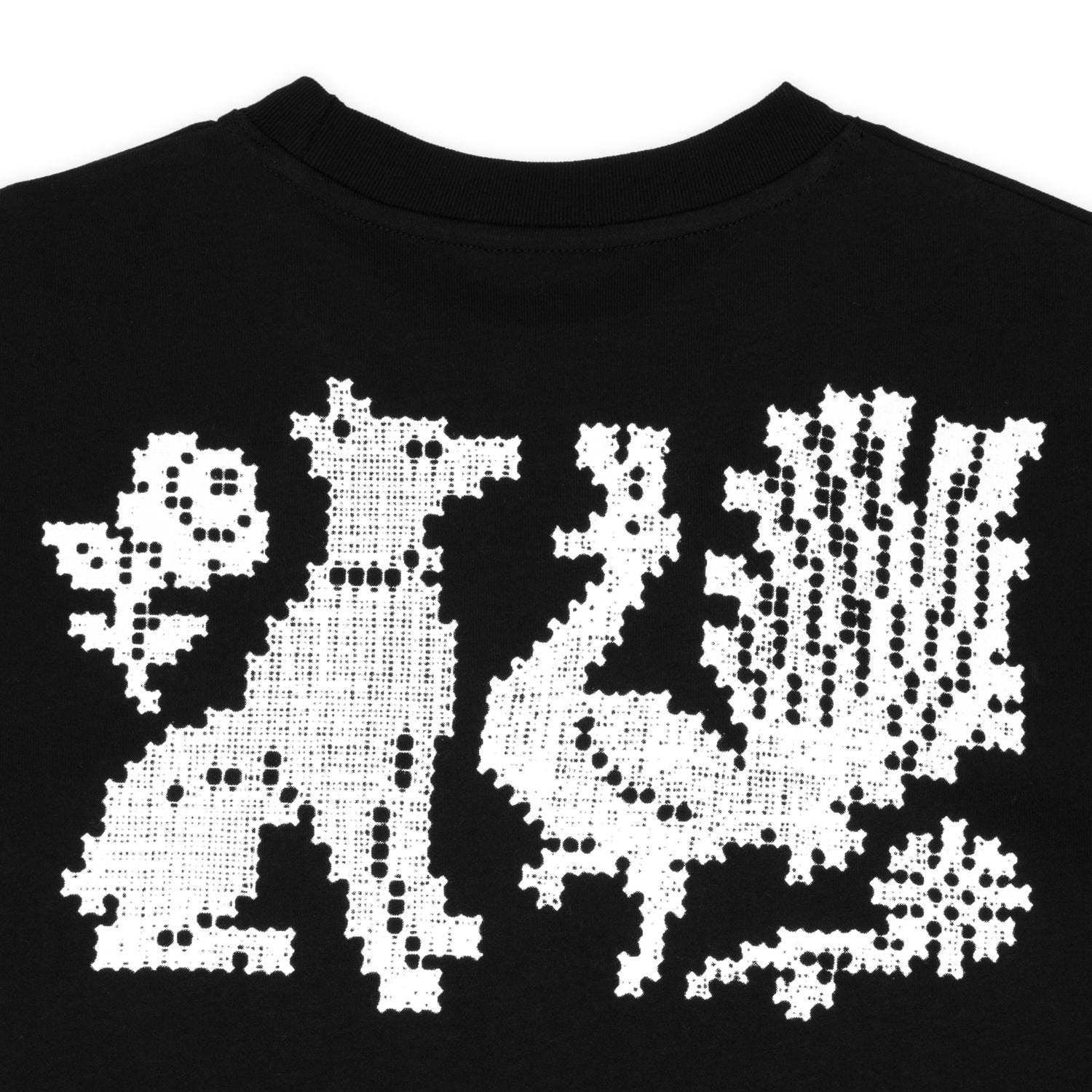 Needlework Tee, Black