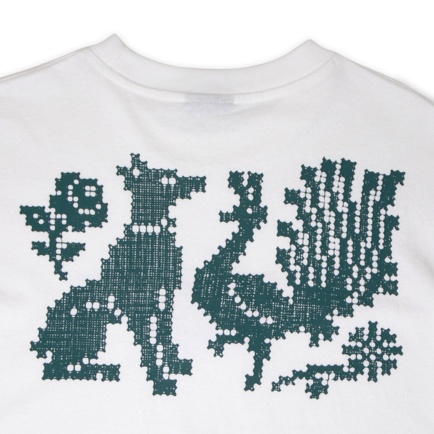 Needlework Tee, White
