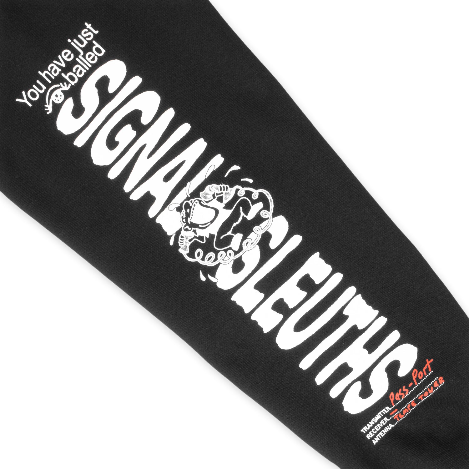Radio Silence Pullover Hood, Black