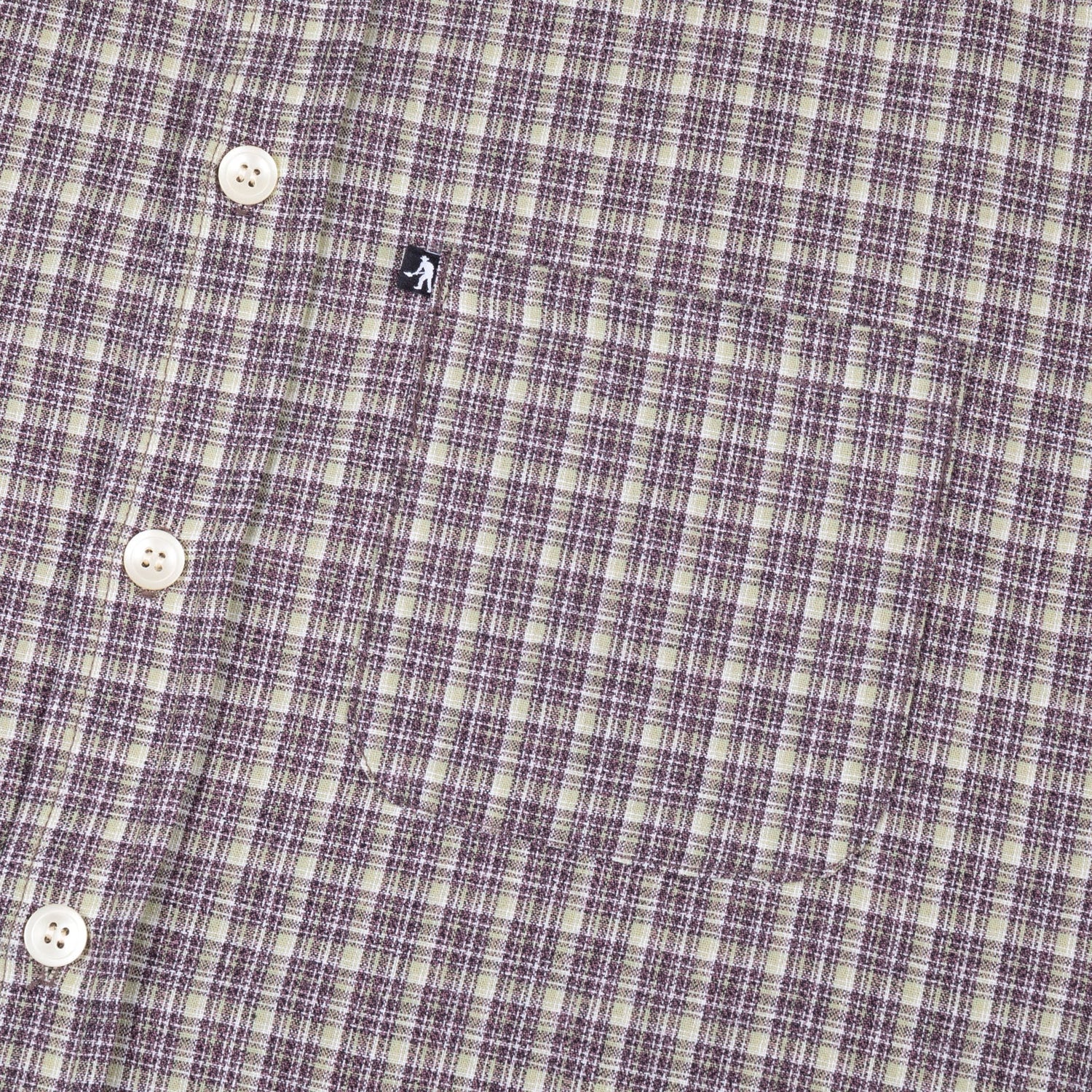 Workers Check L/S Shirt, Choc Mint