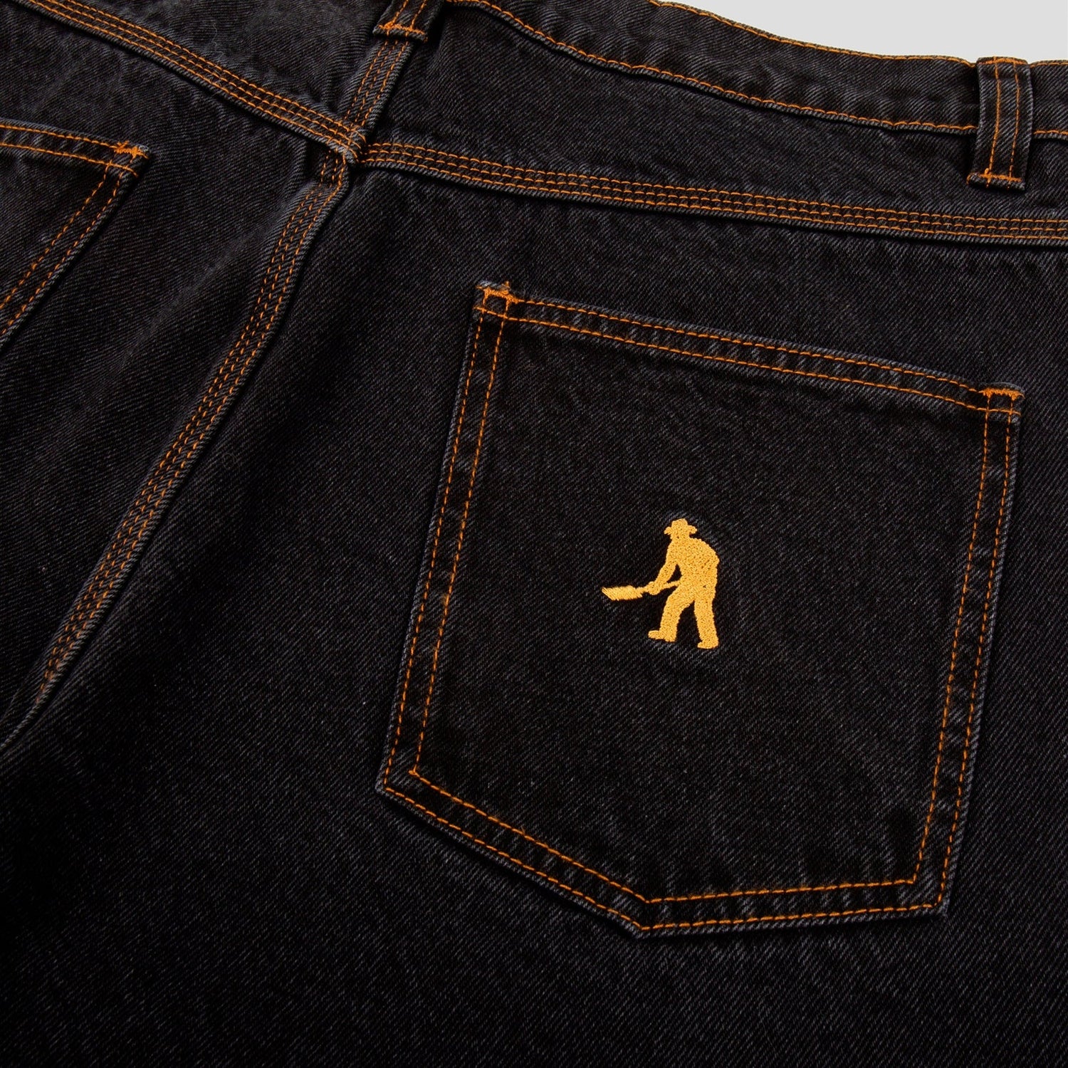Workers Club Denim Jean, Washed Black