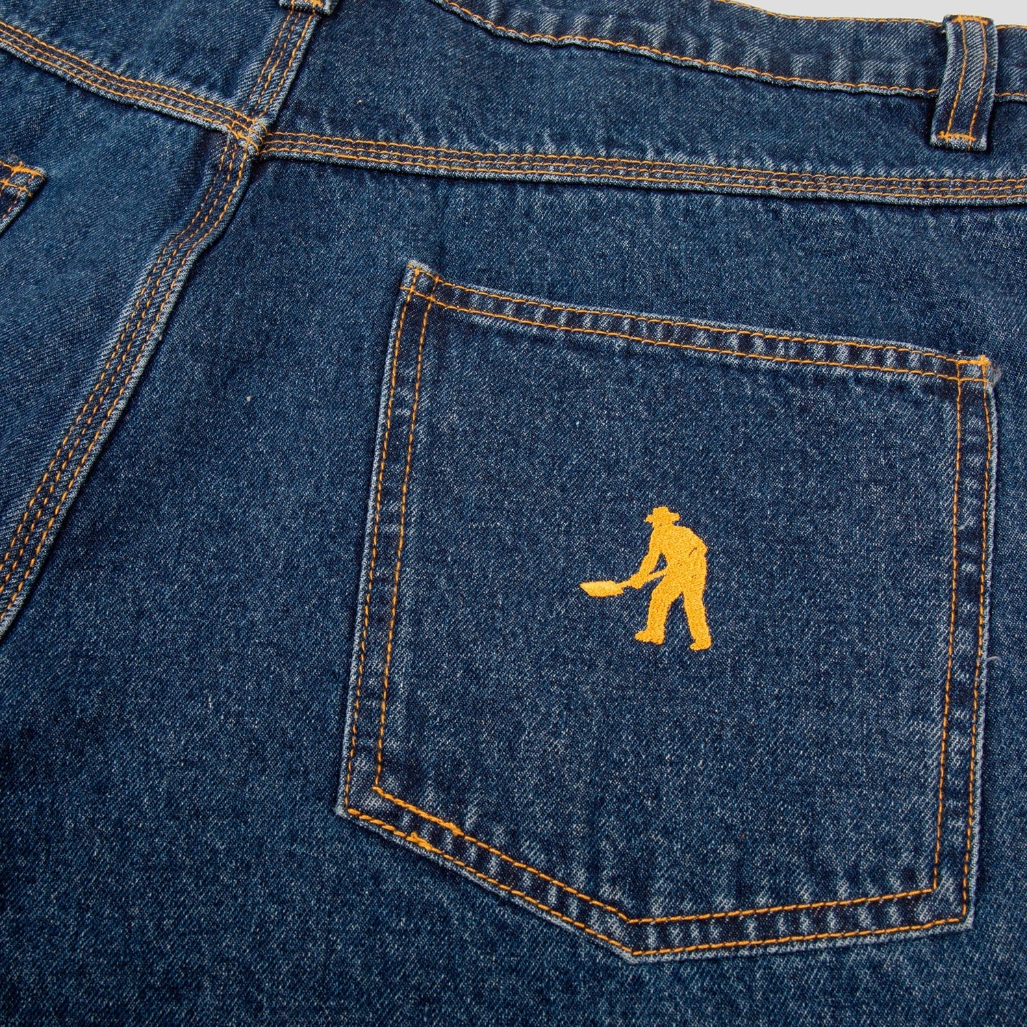 Workers Club Denim Jean, Washed Dark Indigo