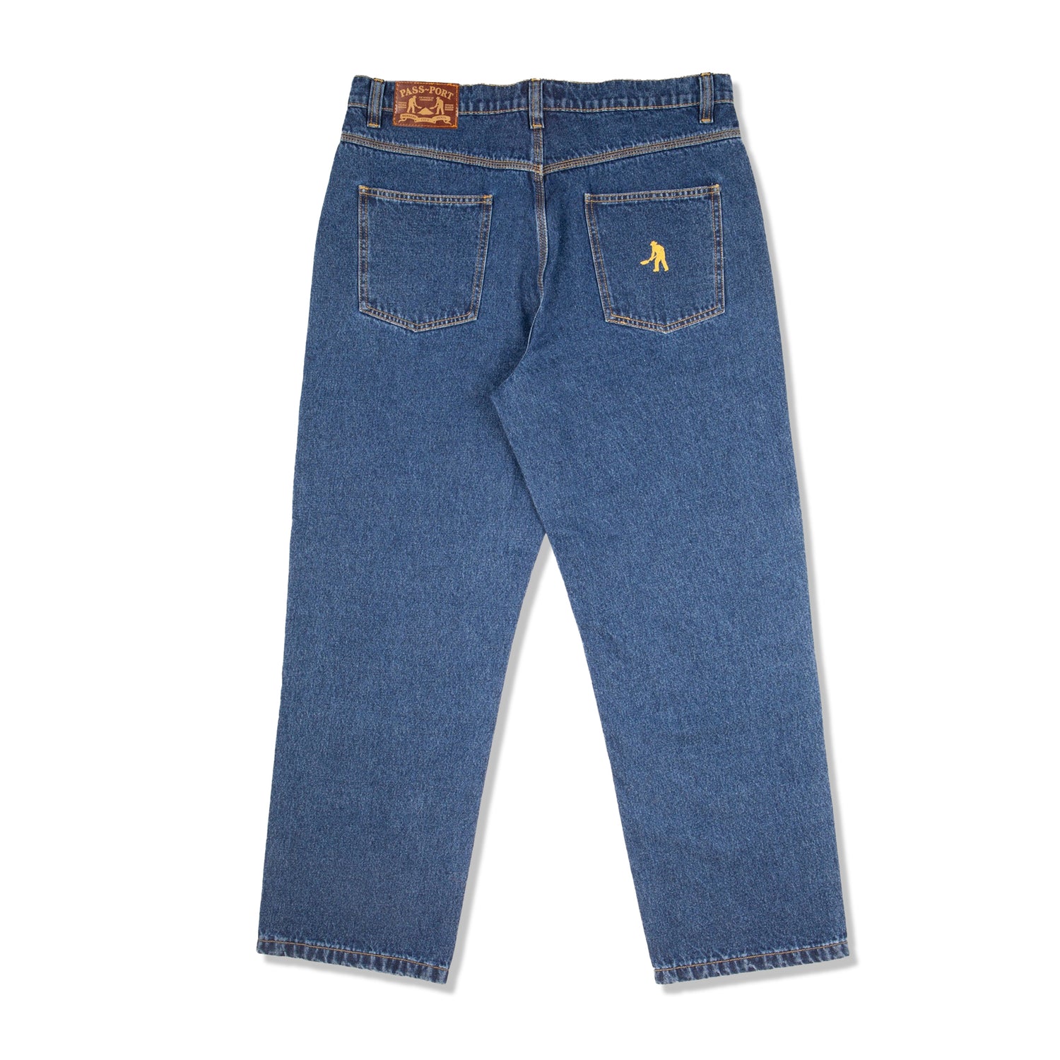 Workers Club Denim Jean, Washed Dark Indigo