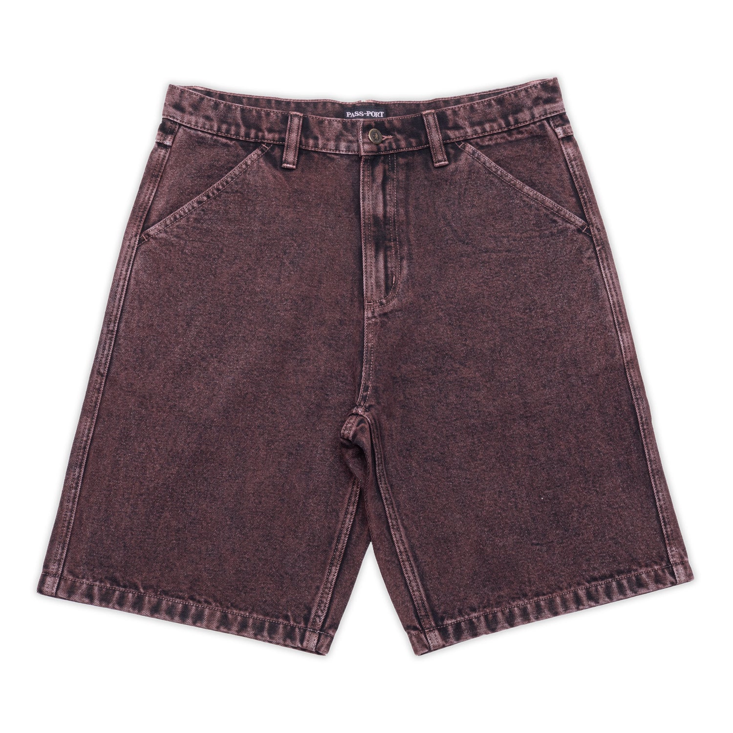 Workers Club Denim Short, Overdye Wine