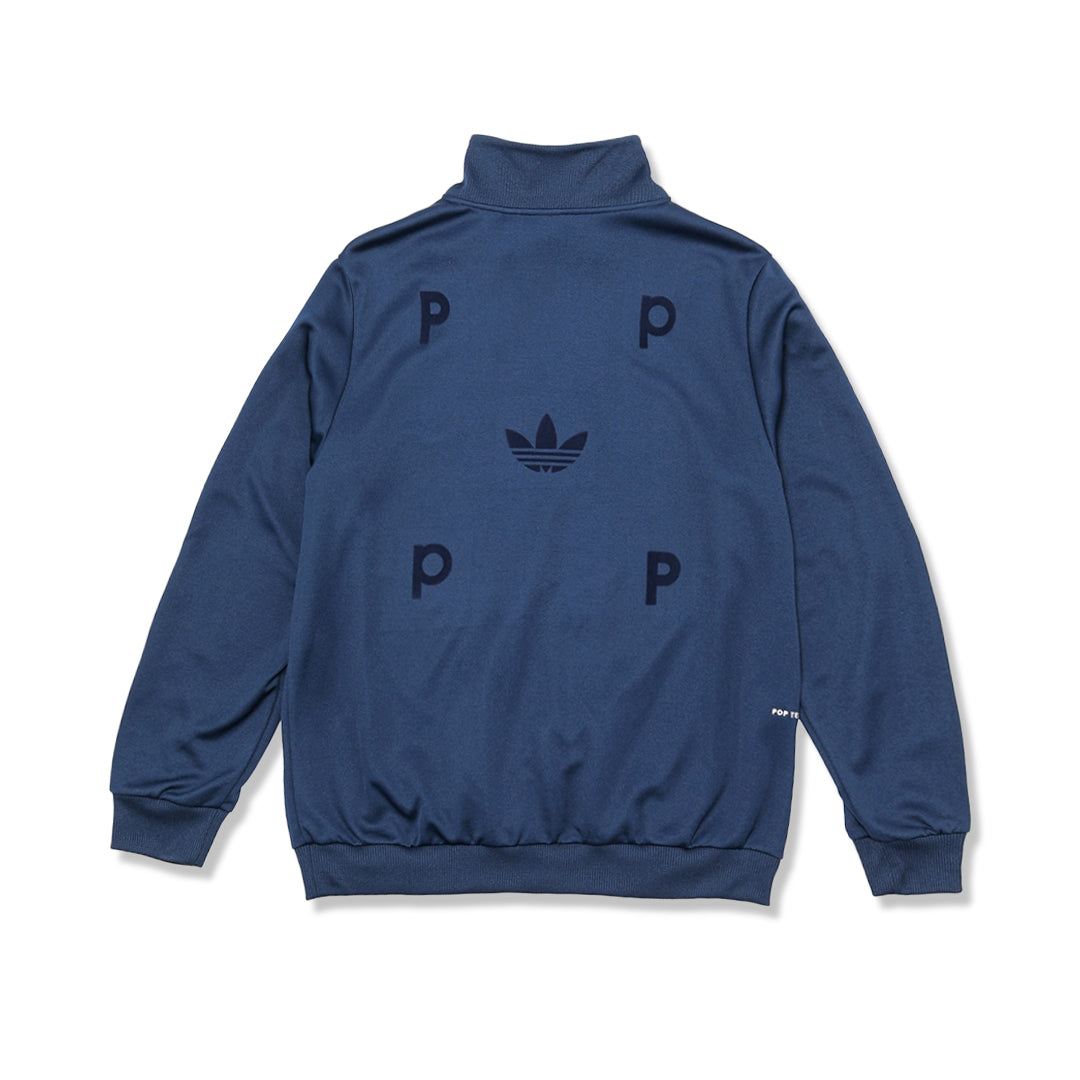 POP Bauer Track Top, Navy / White