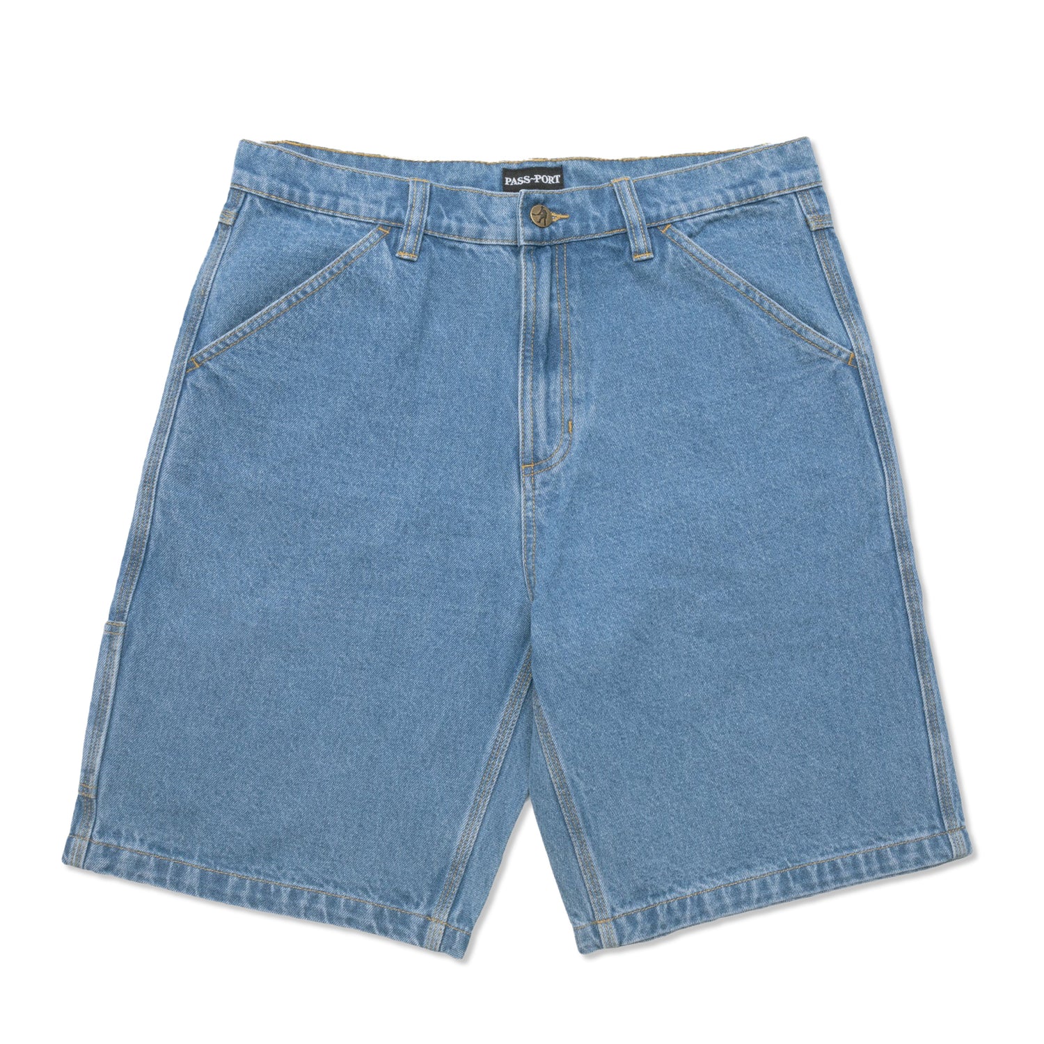 Workers Club Short, Washed Light Indigo