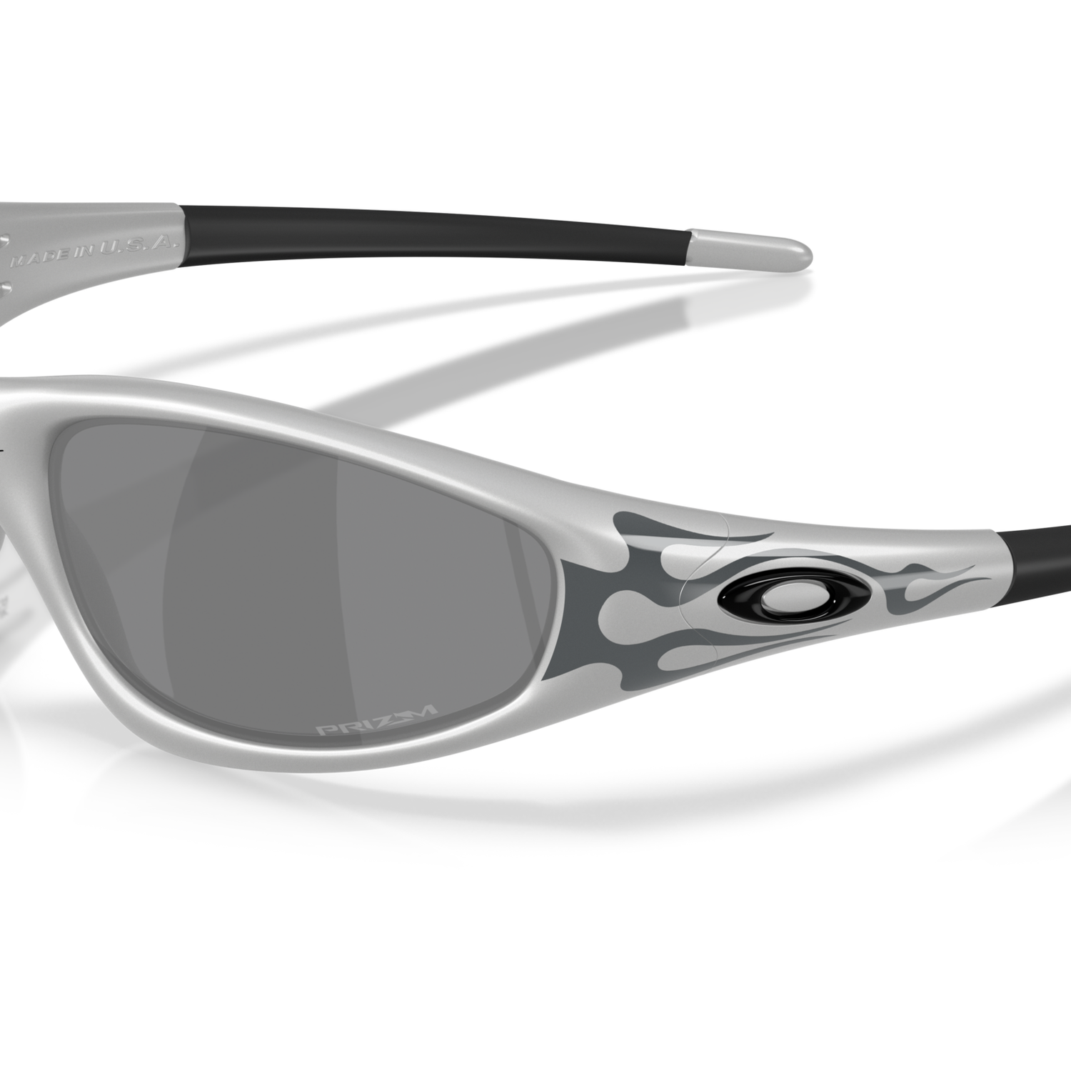 MUZM Straight Jacket 99, Silver Grey Flames / Prism Black