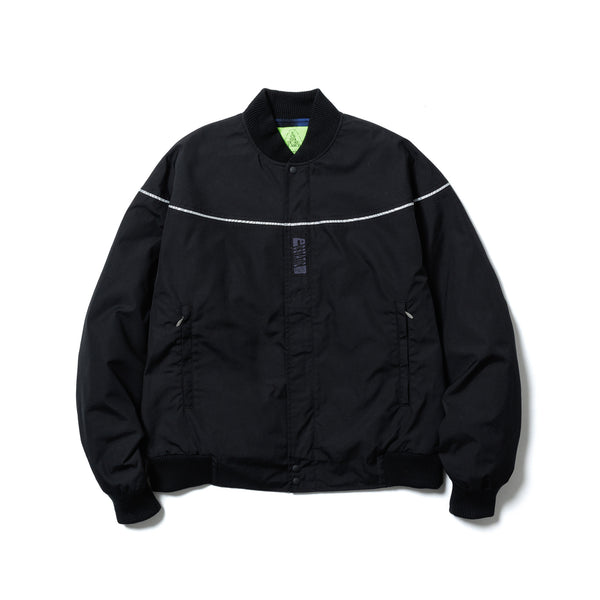 Ecstatic Research Catalina Varsity Jacket, Black
