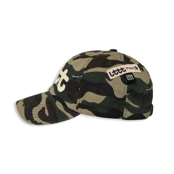 LTTT 104 V.2 Broken Logo Hat, Camo – Lo-Fi