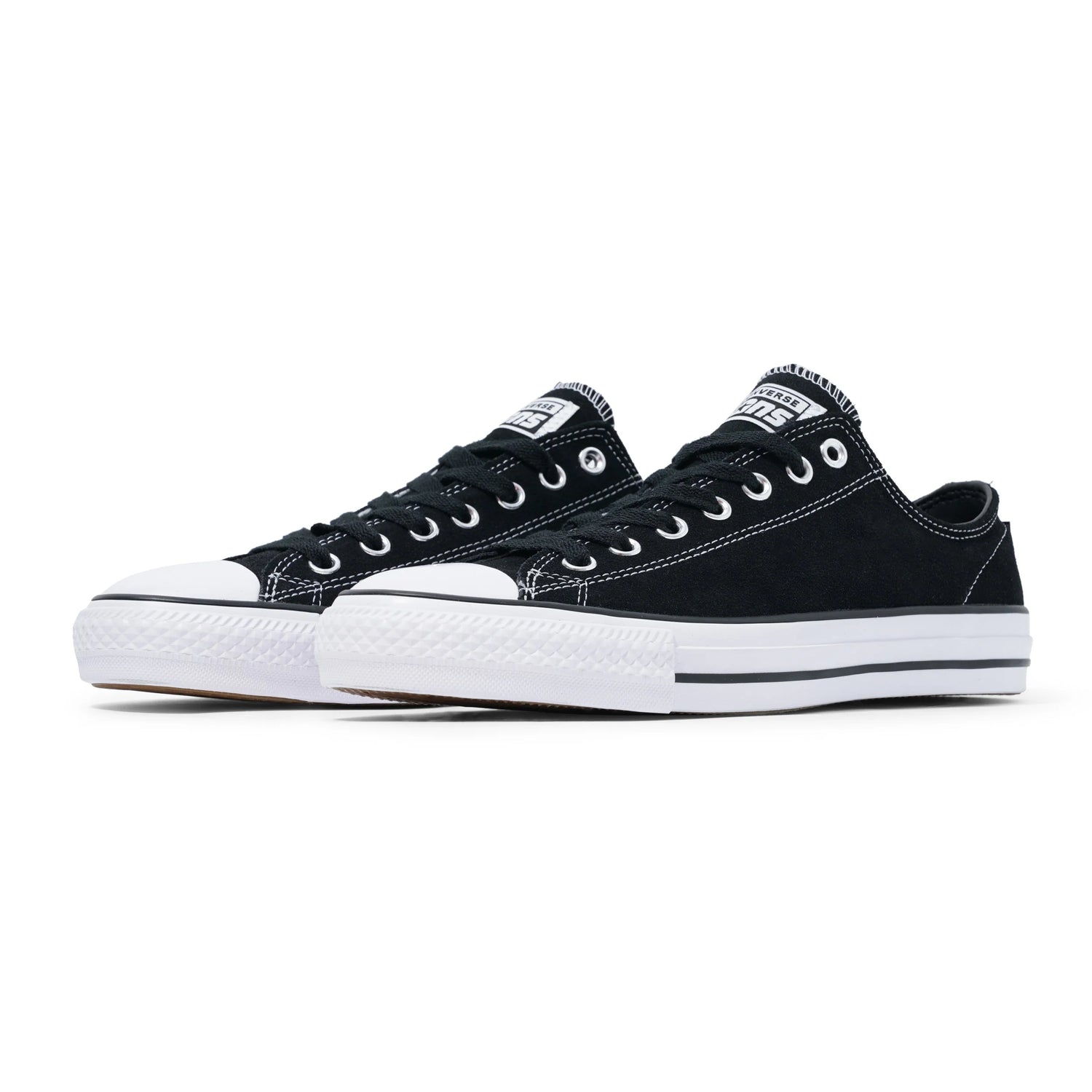 CTAS Pro Low Suede, Black / White