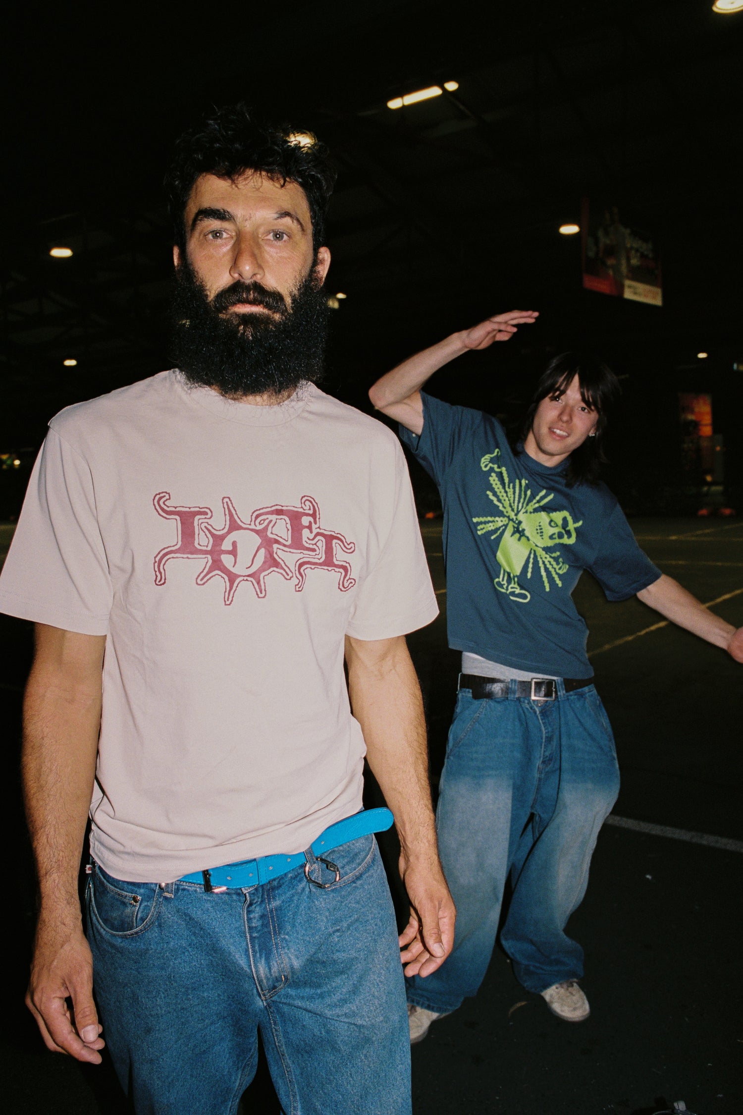 Detonate Tee, Smoky Indigo