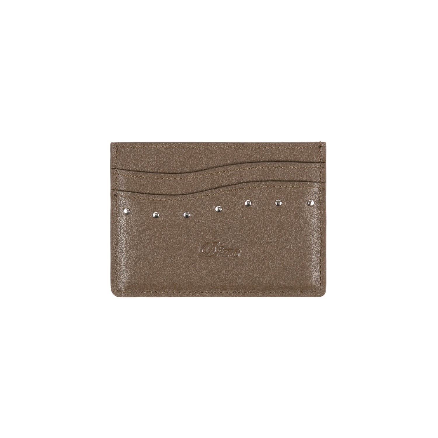 Studded Cardholder, Brown