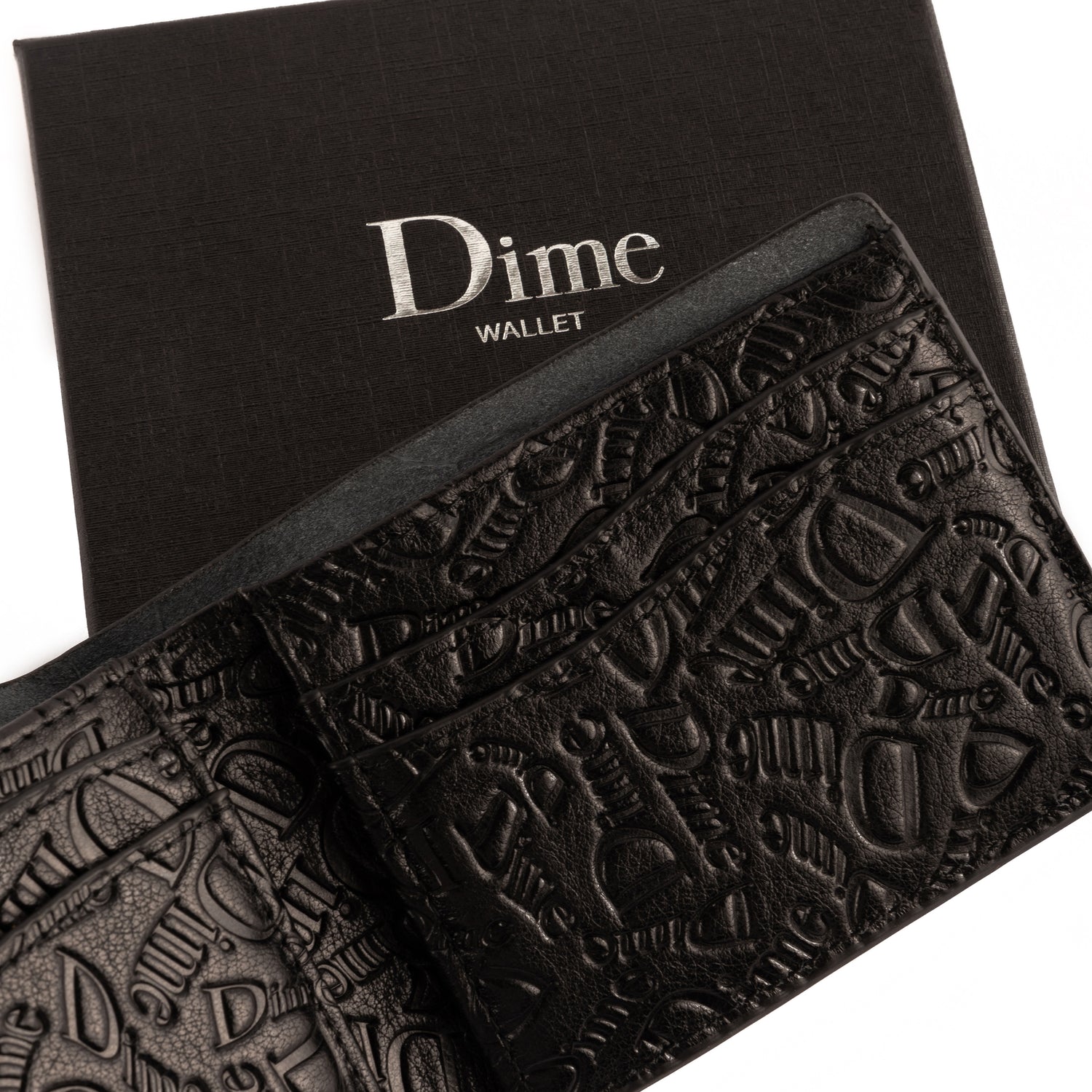 Haha Leather Wallet, Black