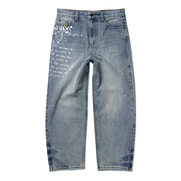 Always Do What You Should Do Waza Jeans, Washed Light Blue