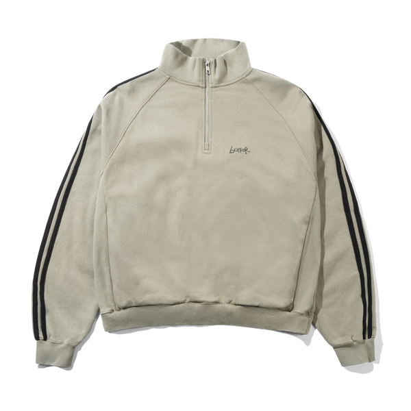Butter Goods Abseil 1/4 Zip Sweater, Fossil