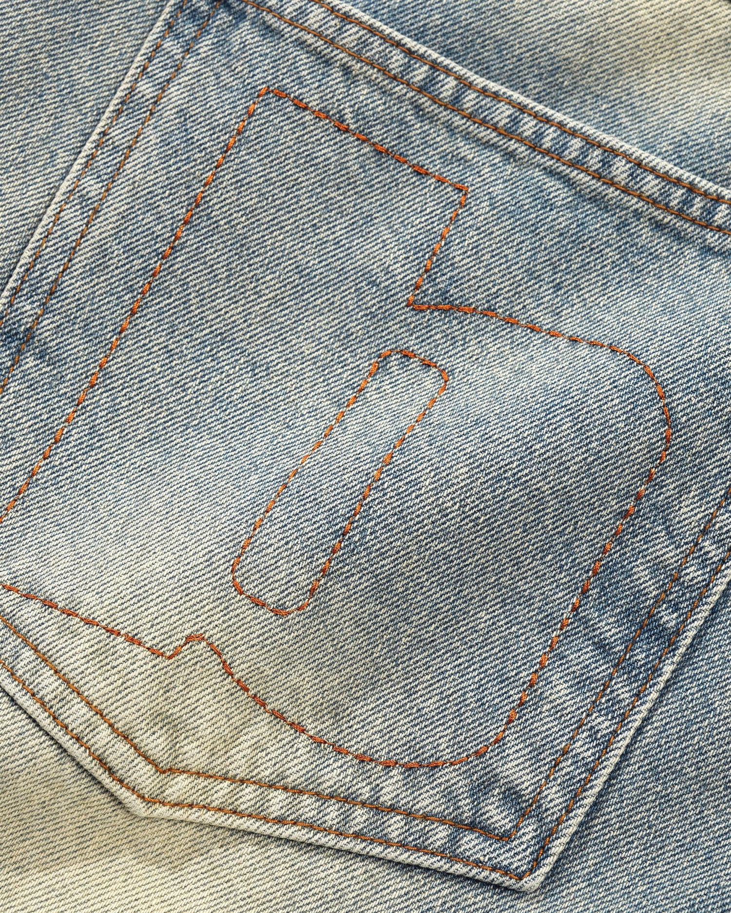 Ace Denim Jeans, Distressed Light Blue