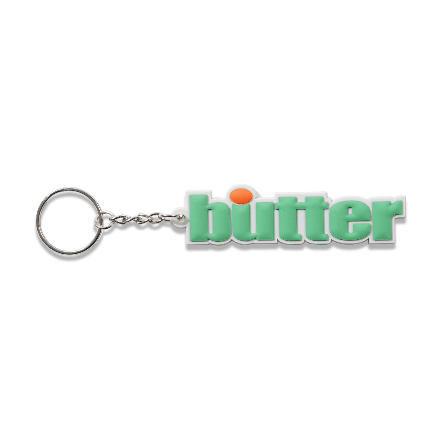 Ace Rubber Key Chain, Green