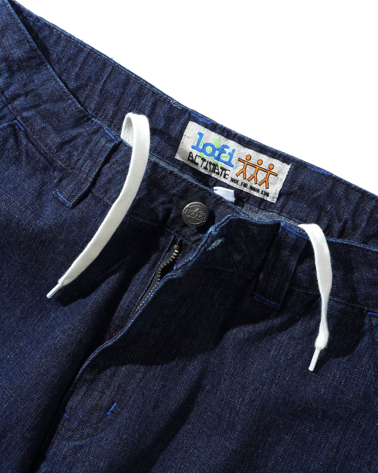 Activate Denim Jeans, Distressed Raw Denim