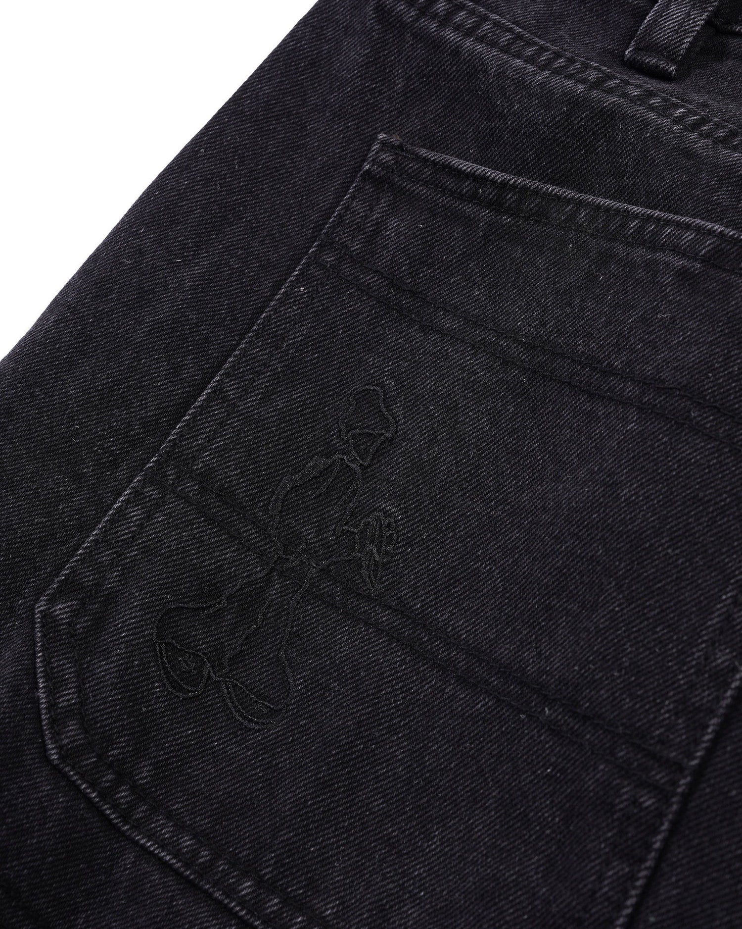 Aleka Cargo Jeans, Black
