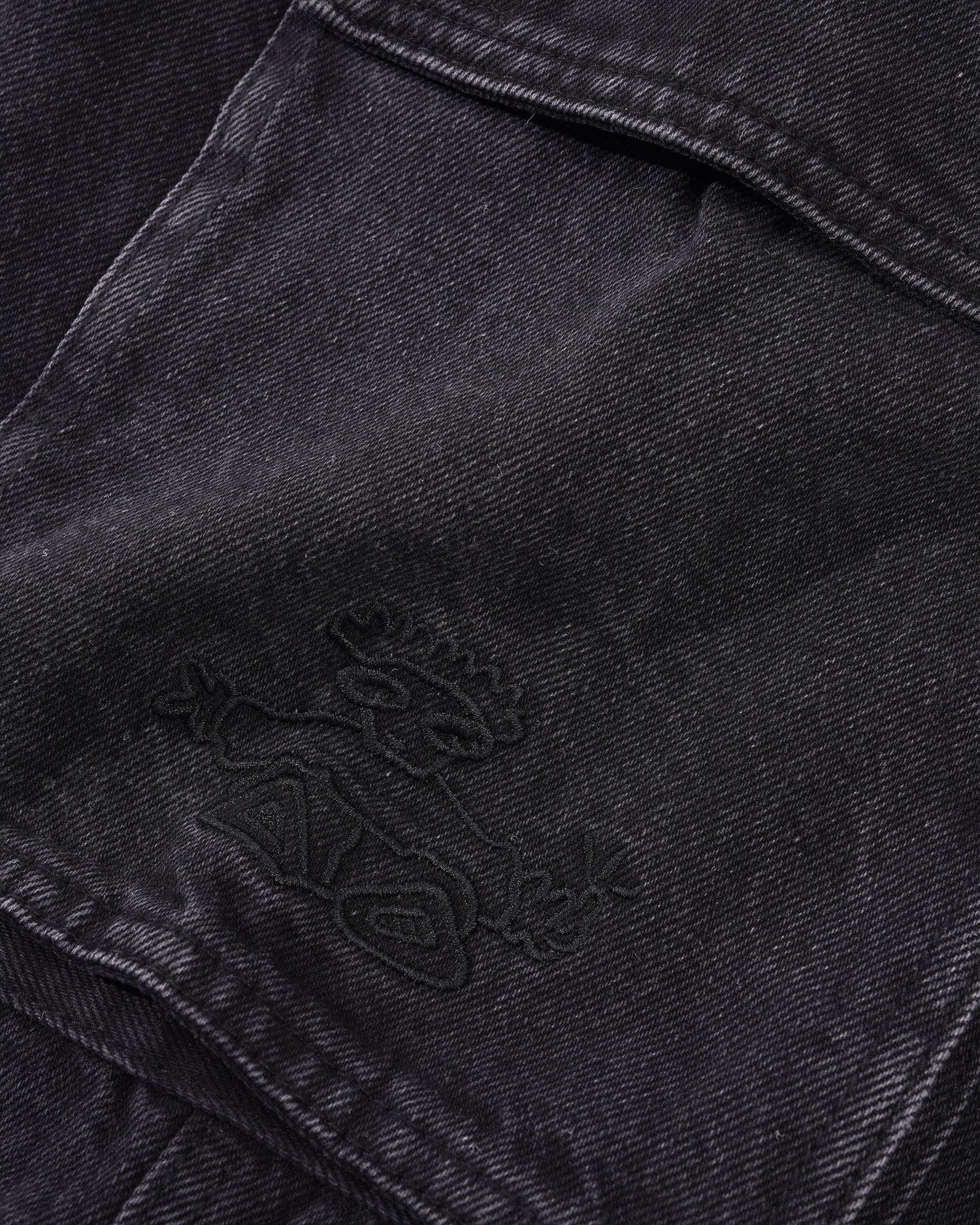 Aleka Cargo Jeans, Black