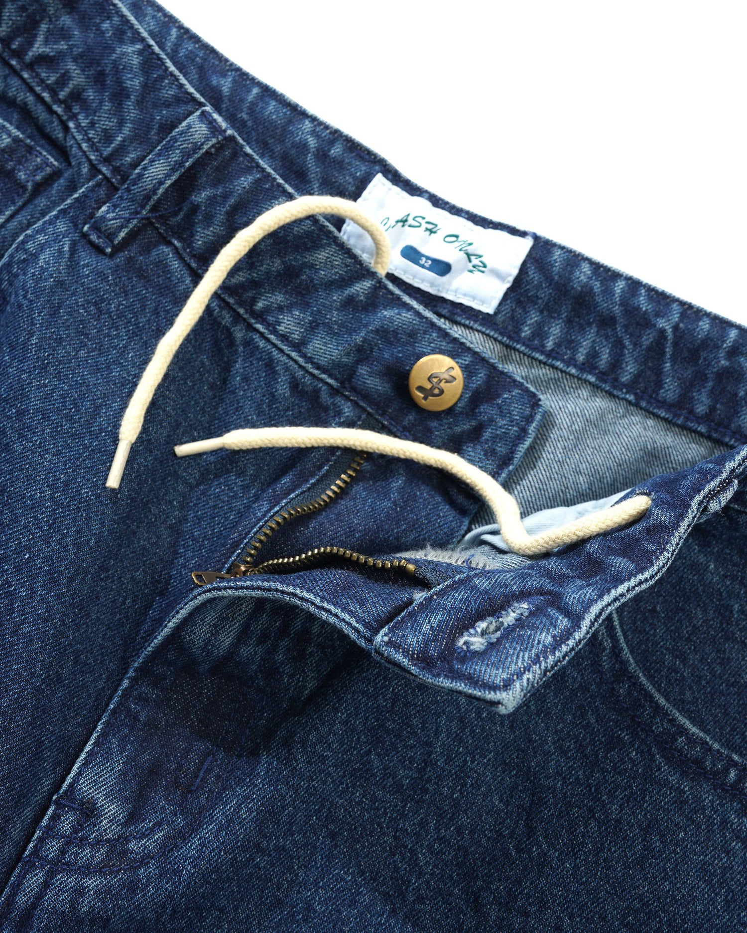 Aleka Denim Jeans, Washed Mid Blue