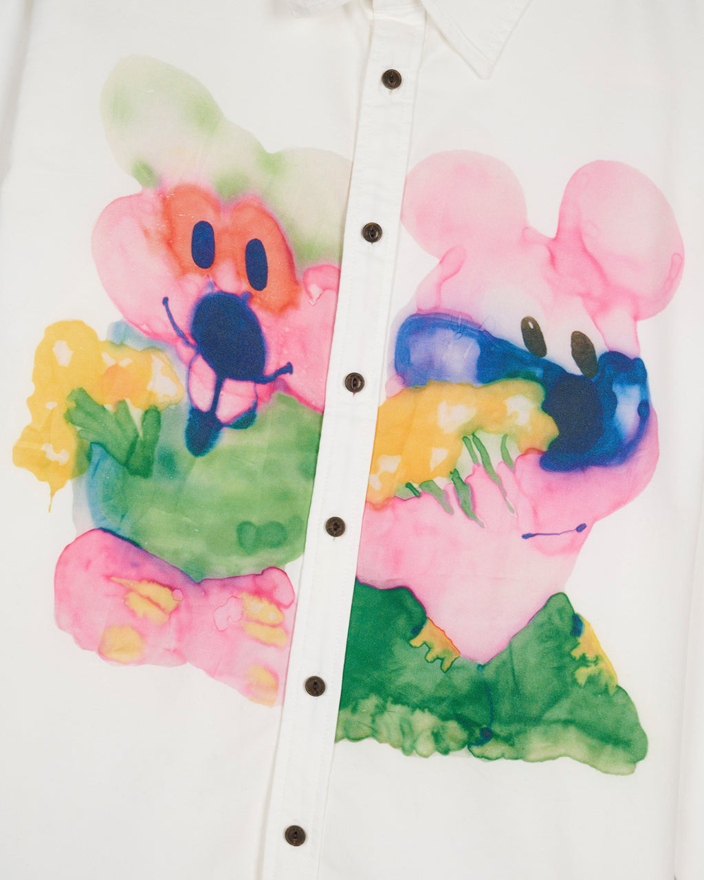 Alfie Cotton Oxford Shirt, White