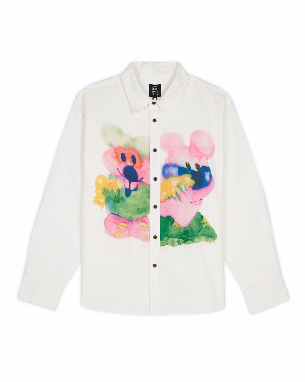 Alfie Cotton Oxford Shirt, White