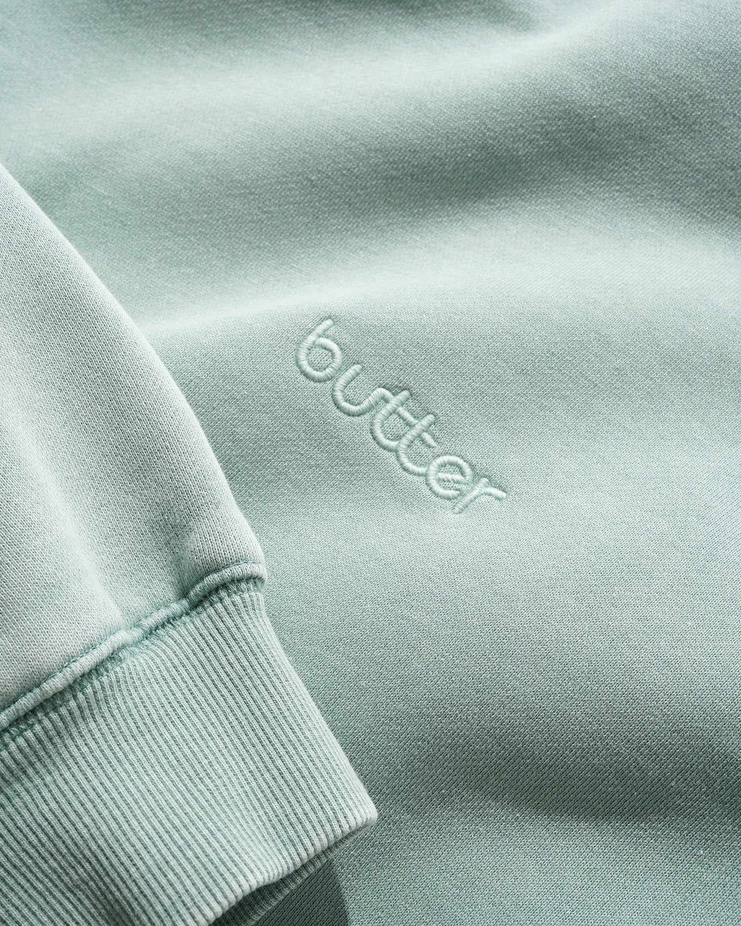 Alpine Crewneck, Dull Mint