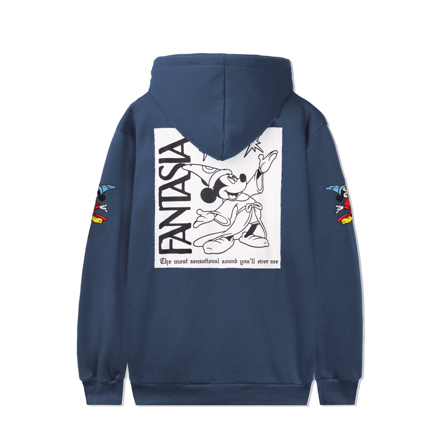 Applique Zip-Thru Hood, Denim