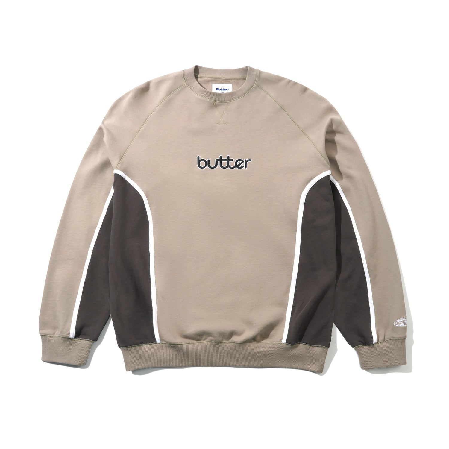 Aspect Crewneck, Fossil / Charcoal