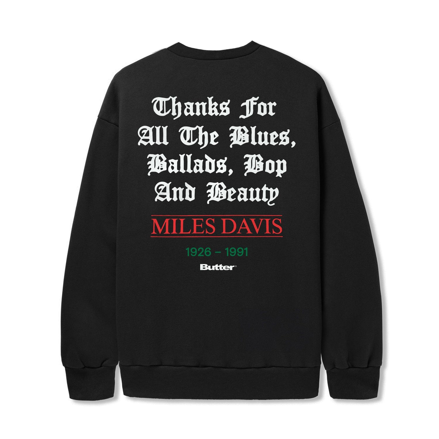 Thanks Crewneck, Black