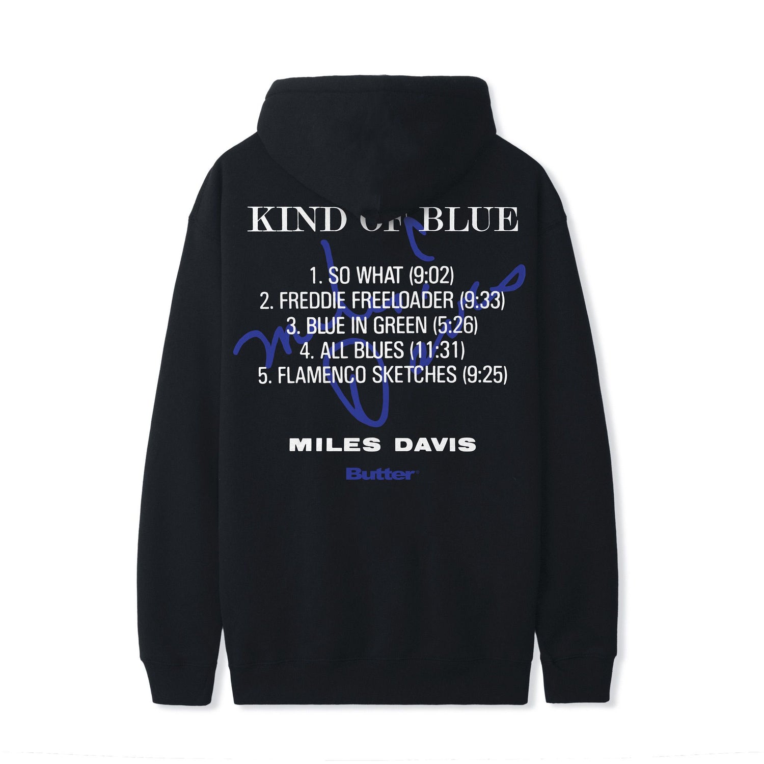 Kind Of Blue Pullover Hood, Black