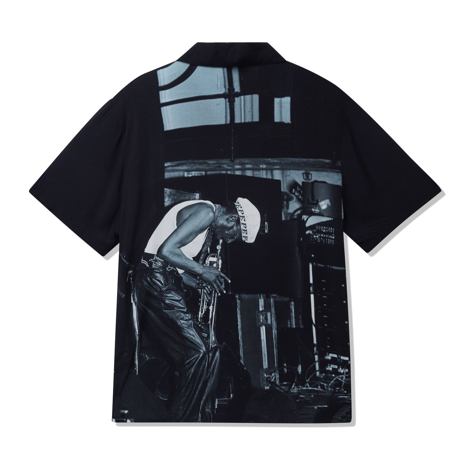 Savoy Rayon S/S Shirt, Black