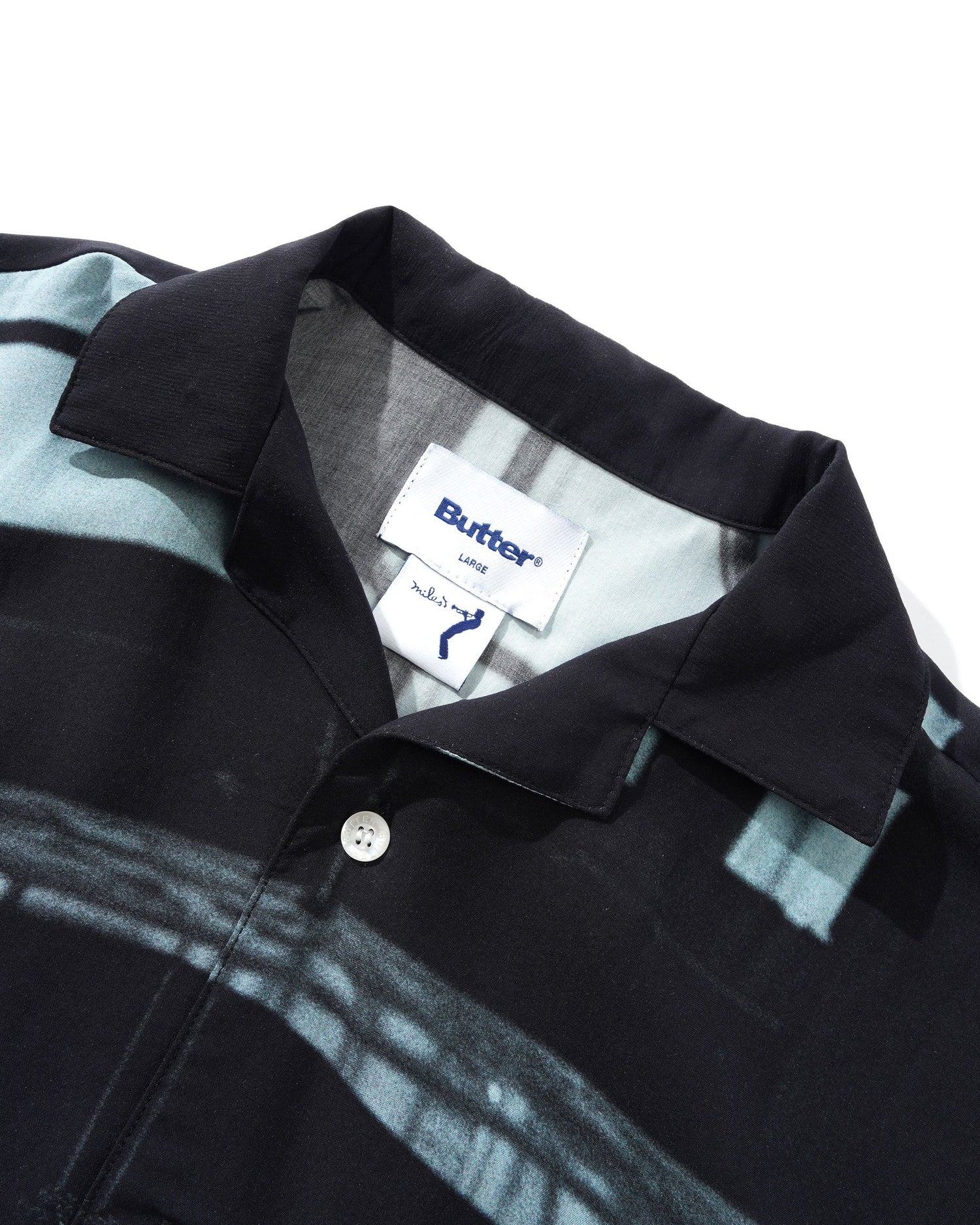 Savoy Rayon S/S Shirt, Black