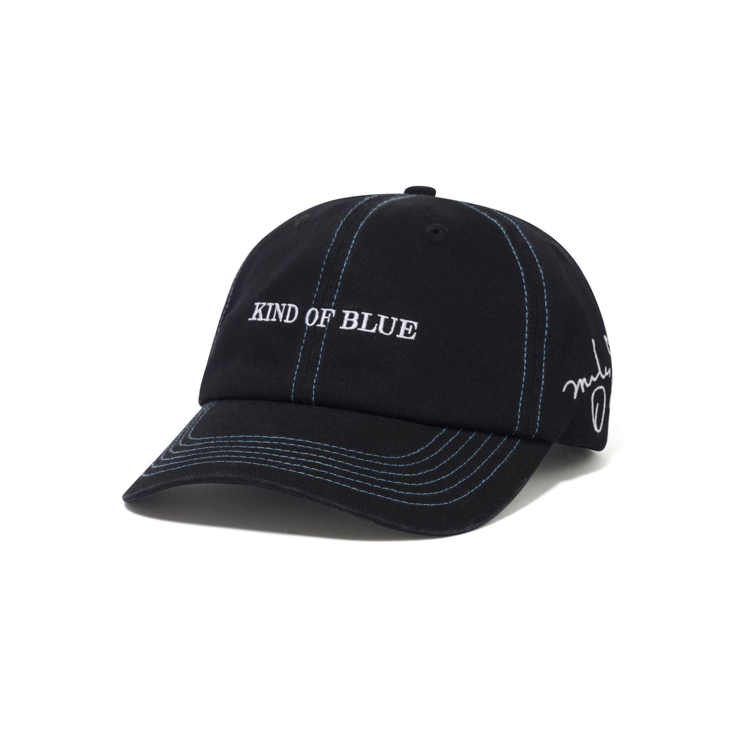 Kind Of Blue 6 Panel Cap, Black