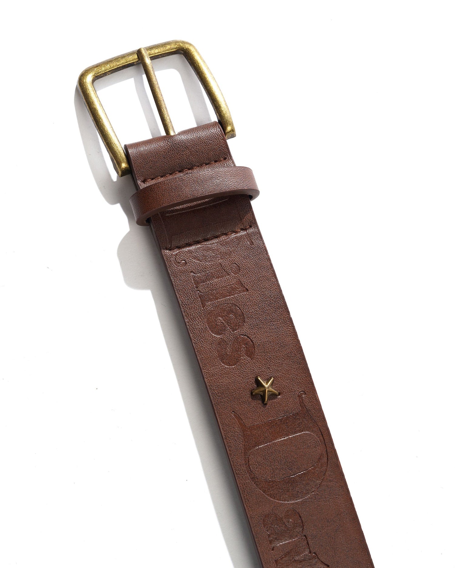 Miles Studded Belt, Brown