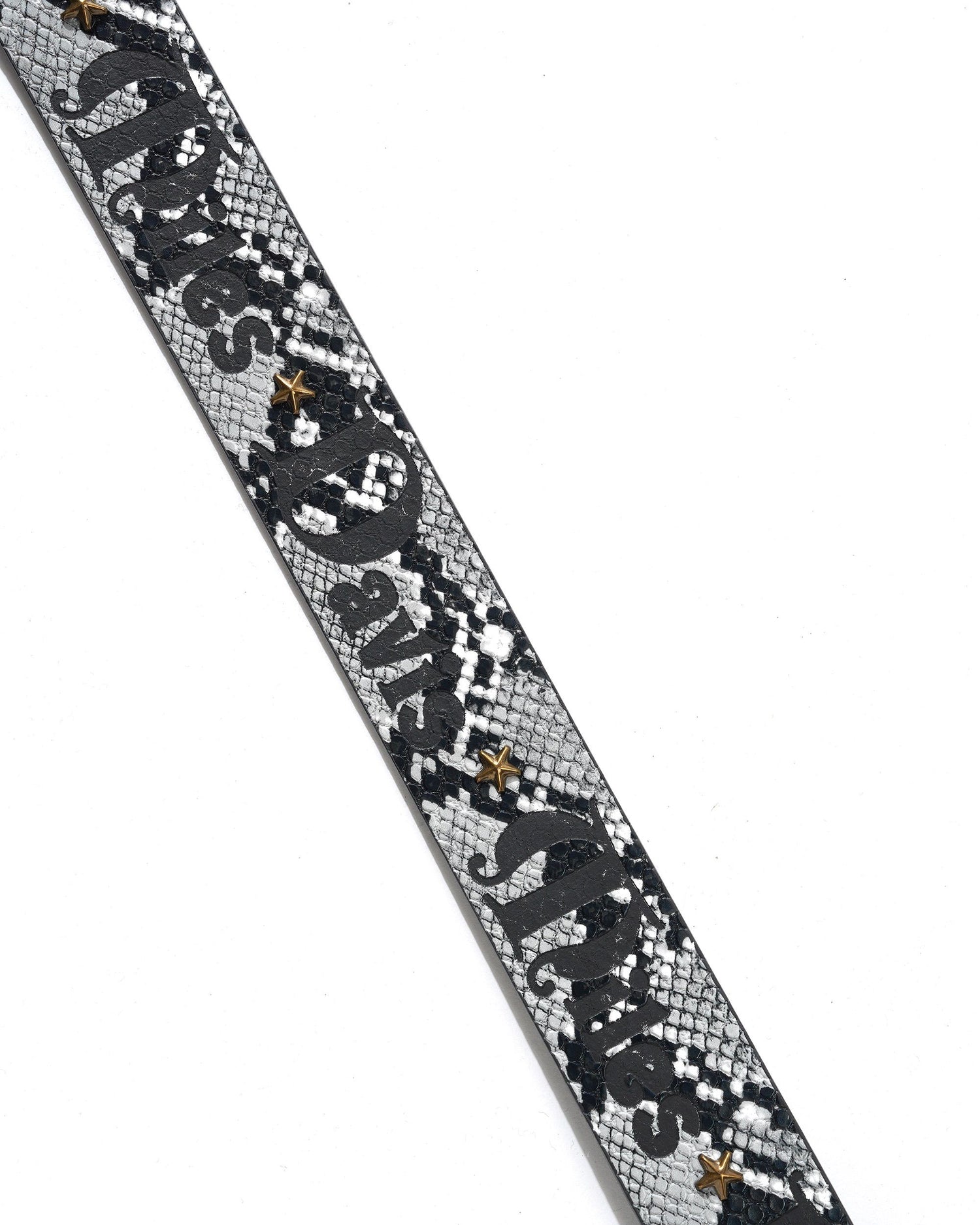 Miles Studded Belt, Snakeskin