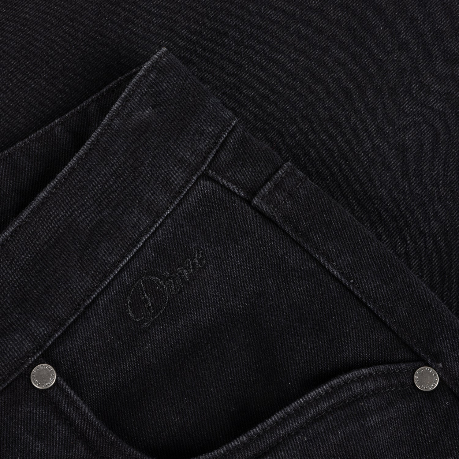 Baggy Denim Jeans, Black