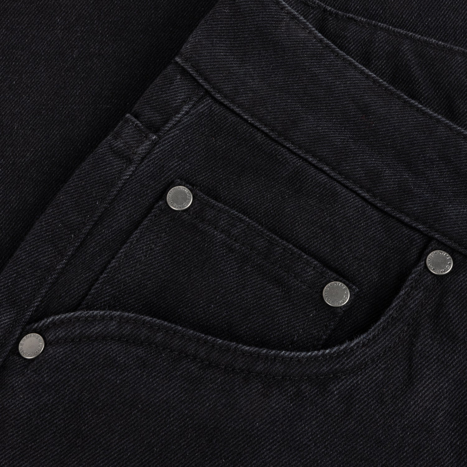 Baggy Denim Jeans, Black