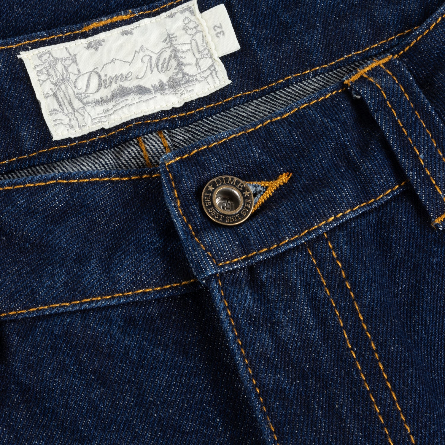 Relaxed Denim Jeans, Indigo