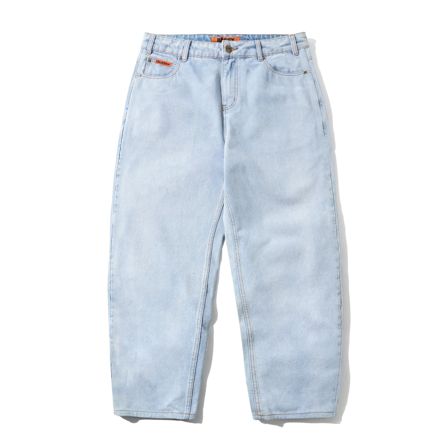 Baggy Denim Jeans, Light Blue