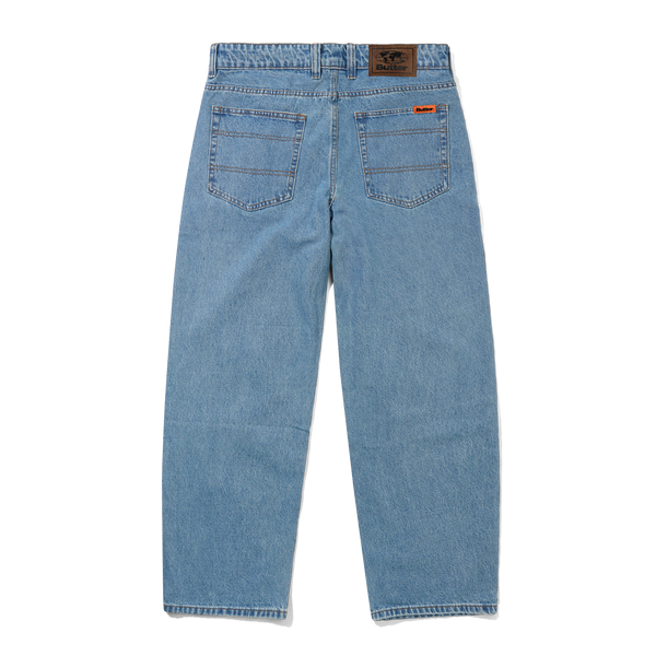 Butter Goods Baggy Denim Jeans, Washed Indigo