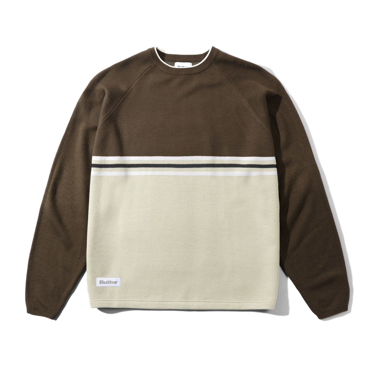 Bank Knit Sweater, Brown / Tan
