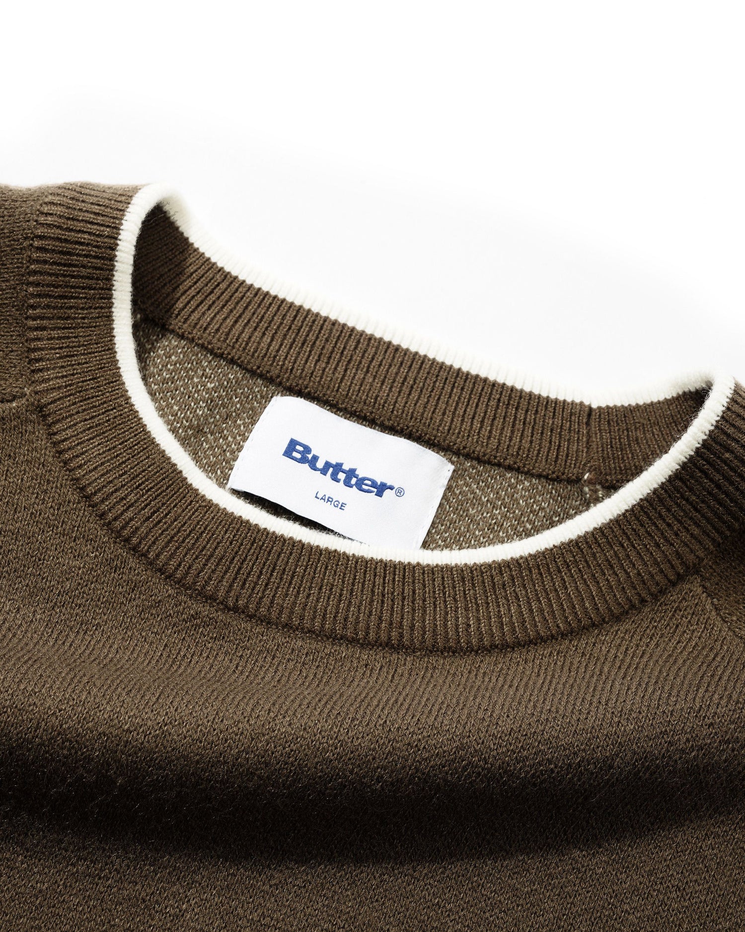 Bank Knit Sweater, Brown / Tan