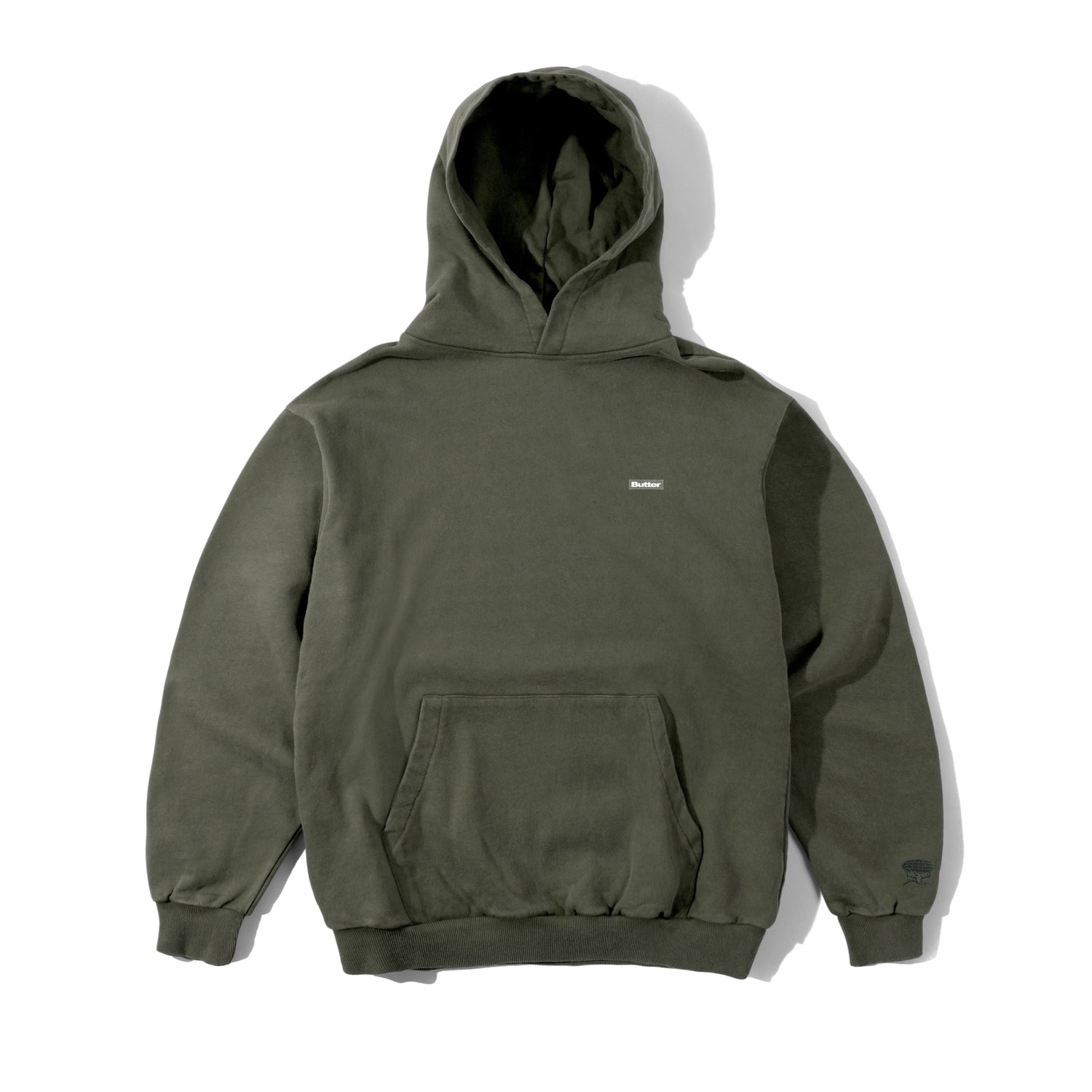 Basic Pullover Hood, Washed Army