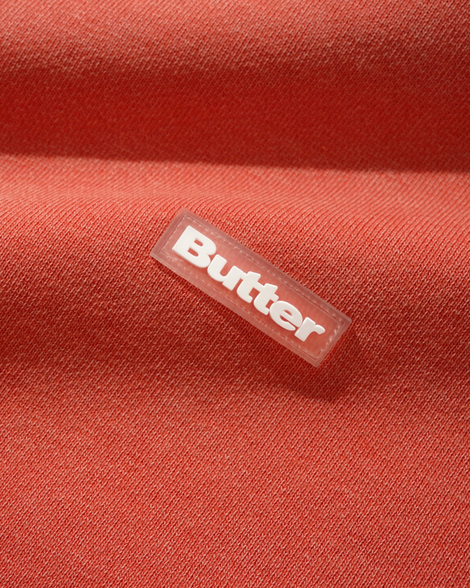 Basic Pullover Hood, Washed Blood Orange