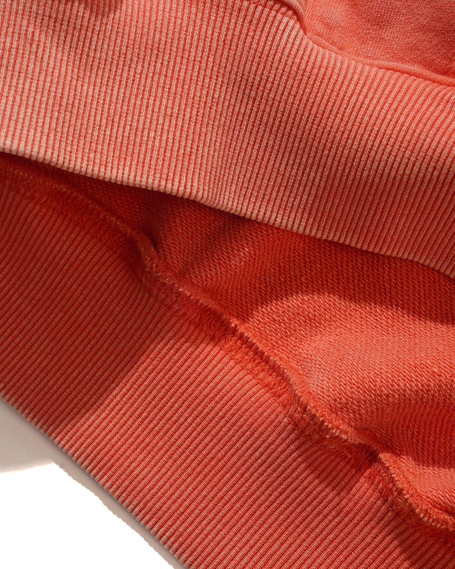 Basic Pullover Hood, Washed Blood Orange