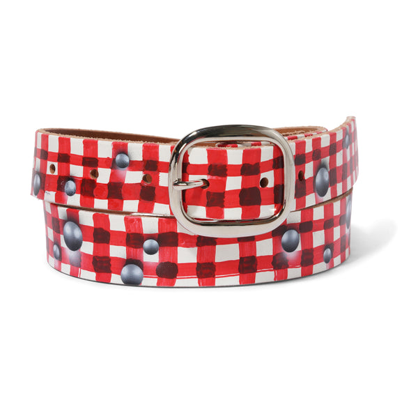 Lo-Fi Henry Johnson / Lo-Fi Painted Belt, White / Red