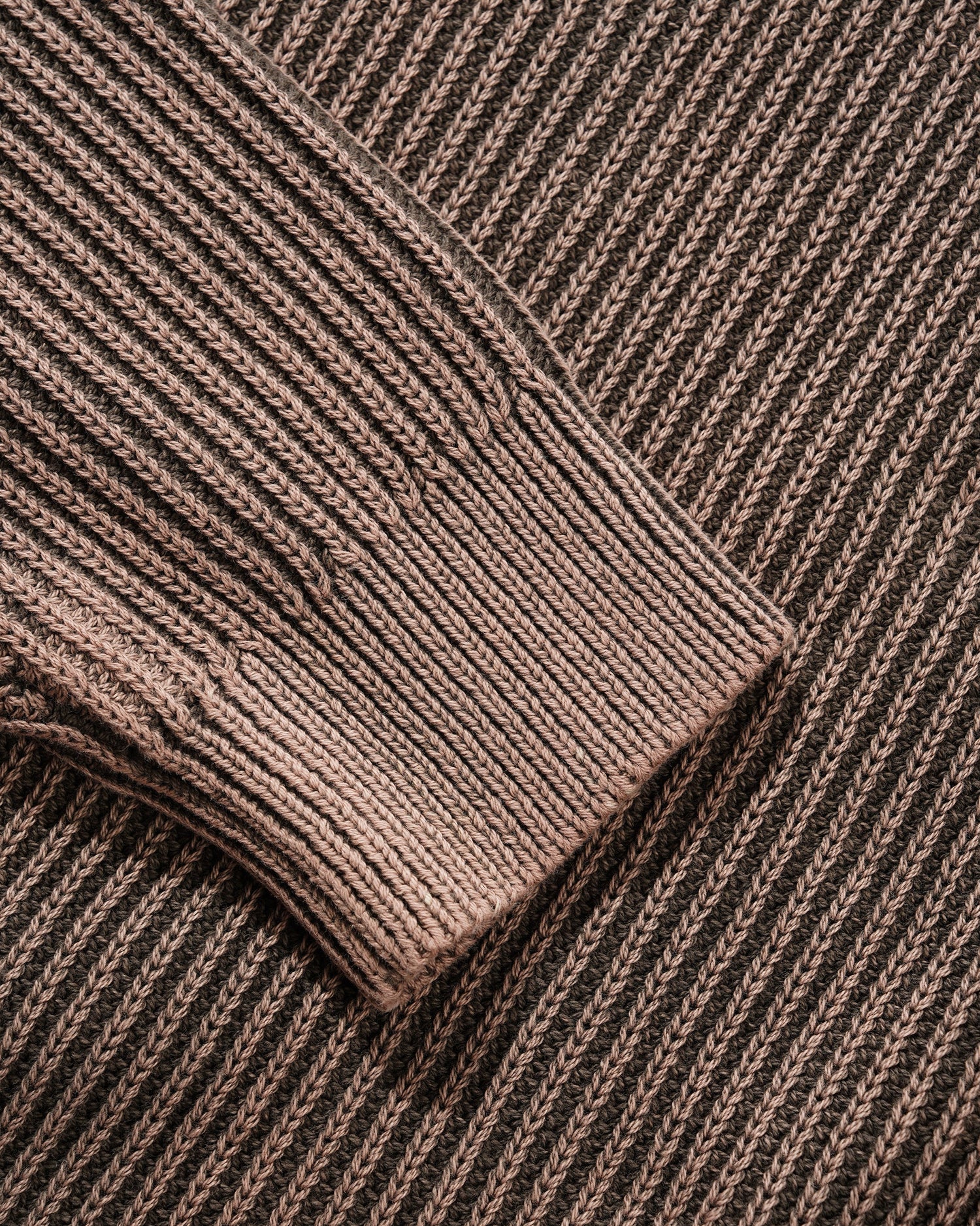 Bleach Knit Sweater, Brown