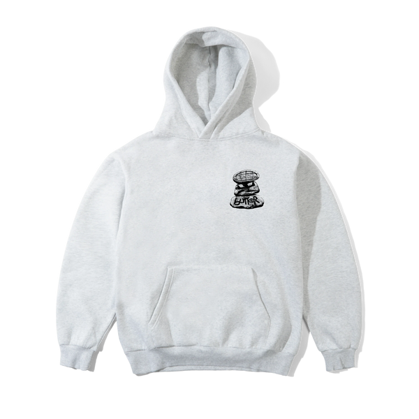 Butter Goods Boulder Terrain Pullover Hood, Ash